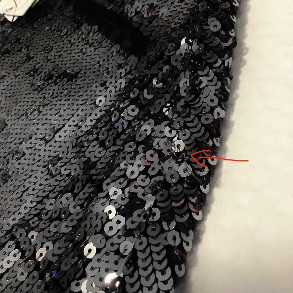 La ROK silver sequin pants Large - Picture 8 of 10